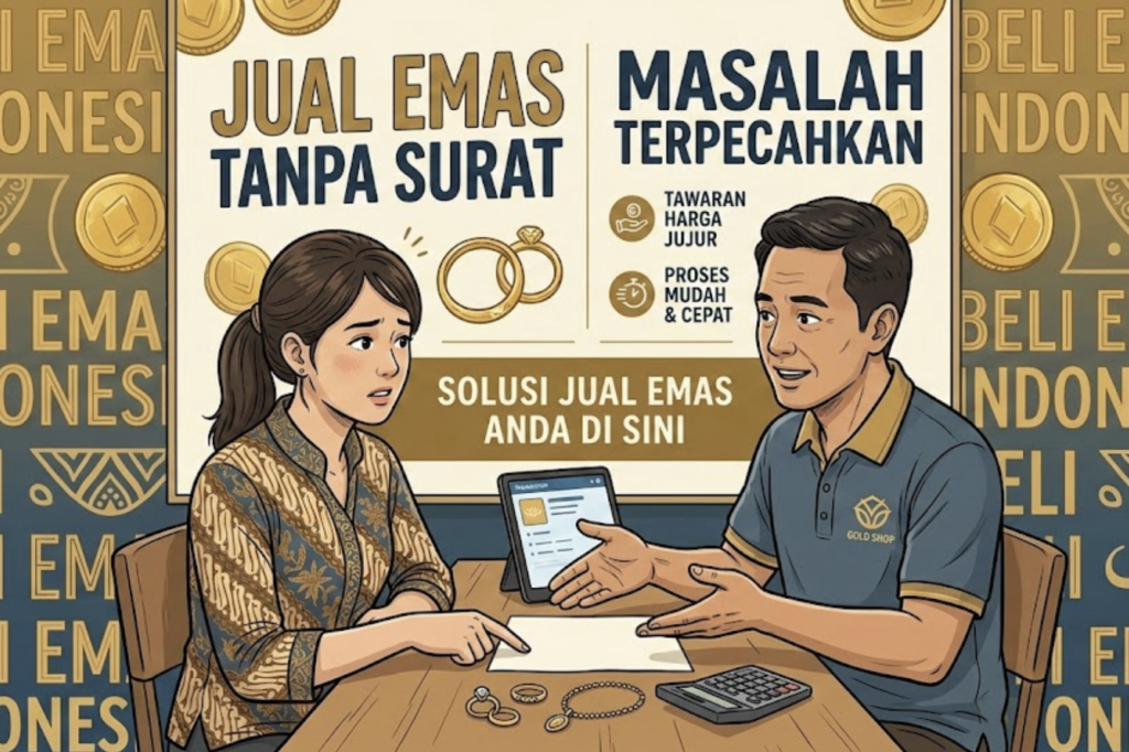 Jual Emas Tapi Suratnya Hilang